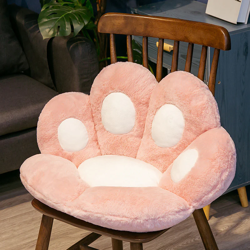 Pink bear paw cushion - HoneyJoyBoxPink bear paw cushion - HoneyJoyBox