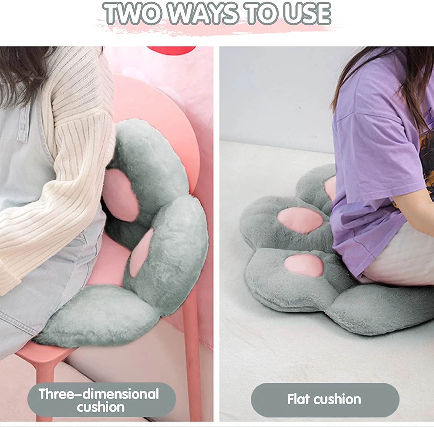 Kawaii Cat Paw Cushion - HoneyJoyBoxKawaii Cat Paw Cushion - HoneyJoyBox