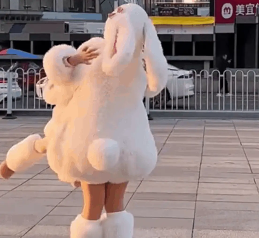 Fluffy Bunny Suit For Kids and Adults - HoneyJoyBoxFluffy Bunny Suit For Kids and Adults - HoneyJoyBox