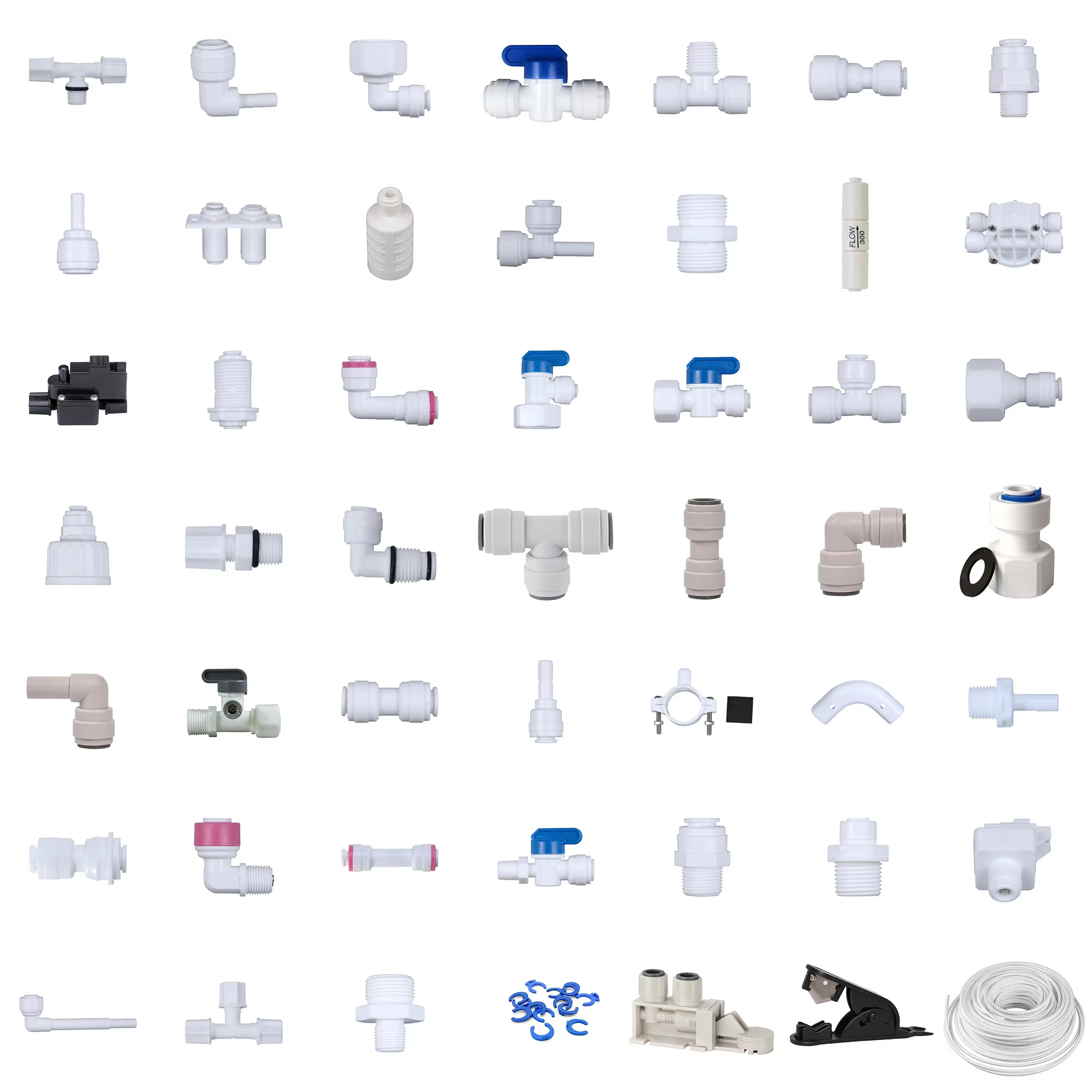 A wide range of fitting connectors
