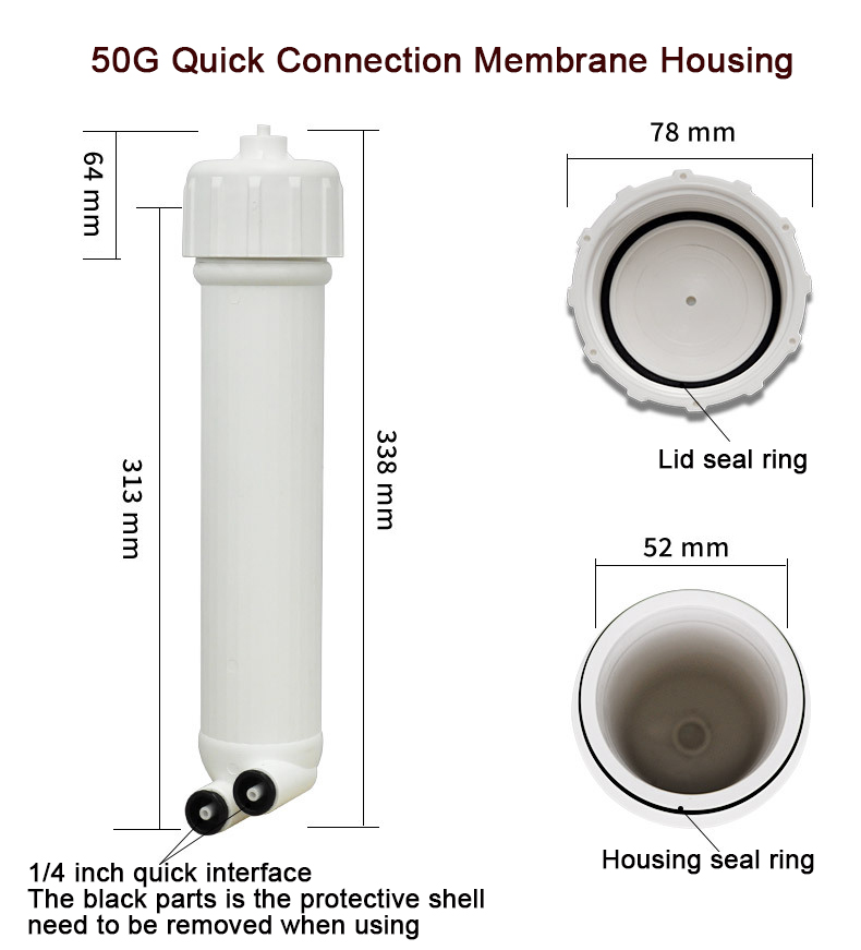 Quick Connection Membrane Housing