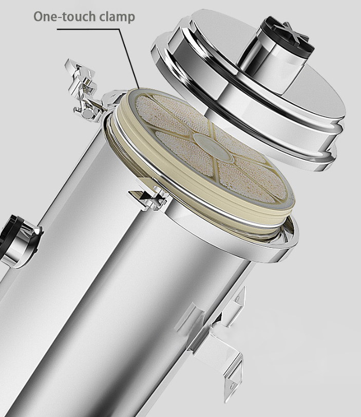 Horizontal 102 pipe diameter 2000L UF Whole House Water Filter