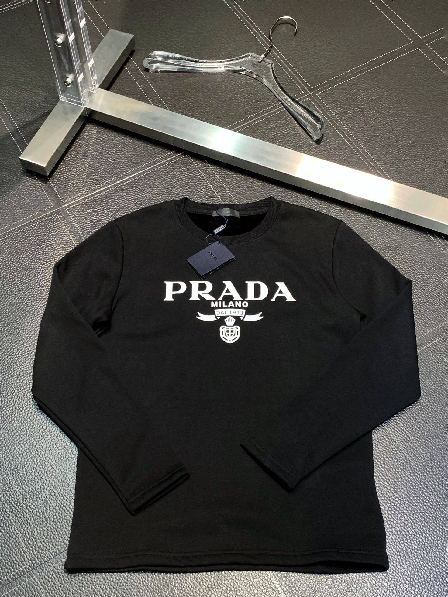 Prada men s fleece long sleeves