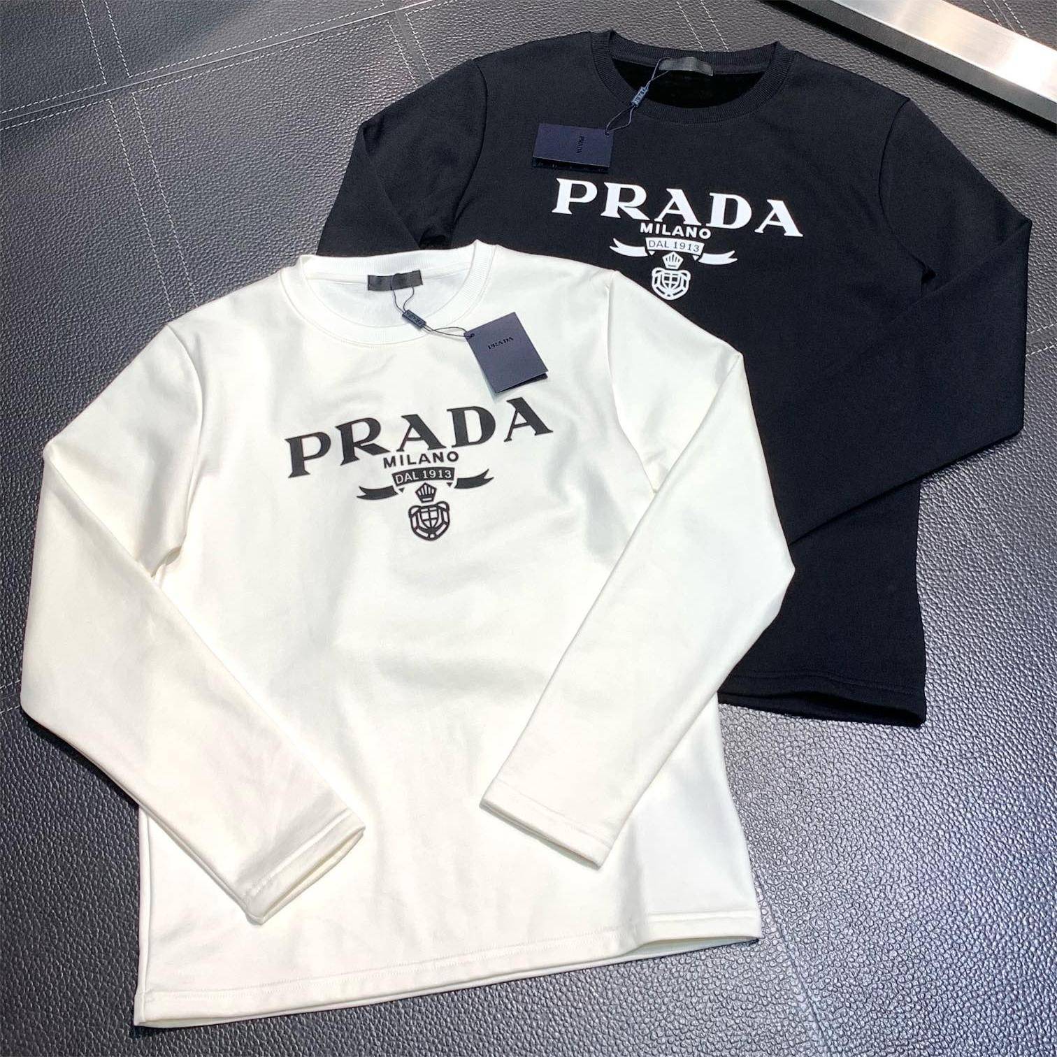 Prada men s fleece long sleeves