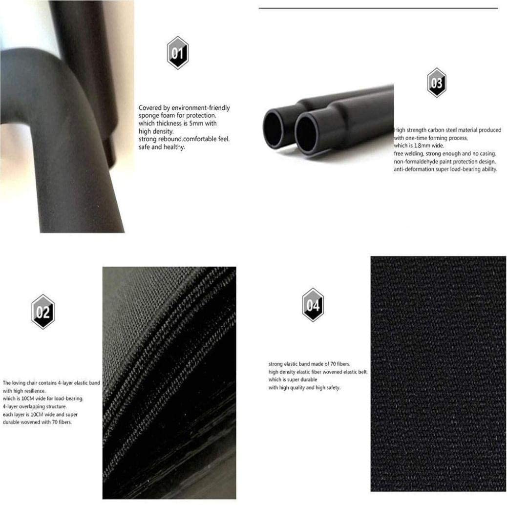 Multi-position Sex Chair with Foam Armrest, Multifunction Detachable Stretch Chair