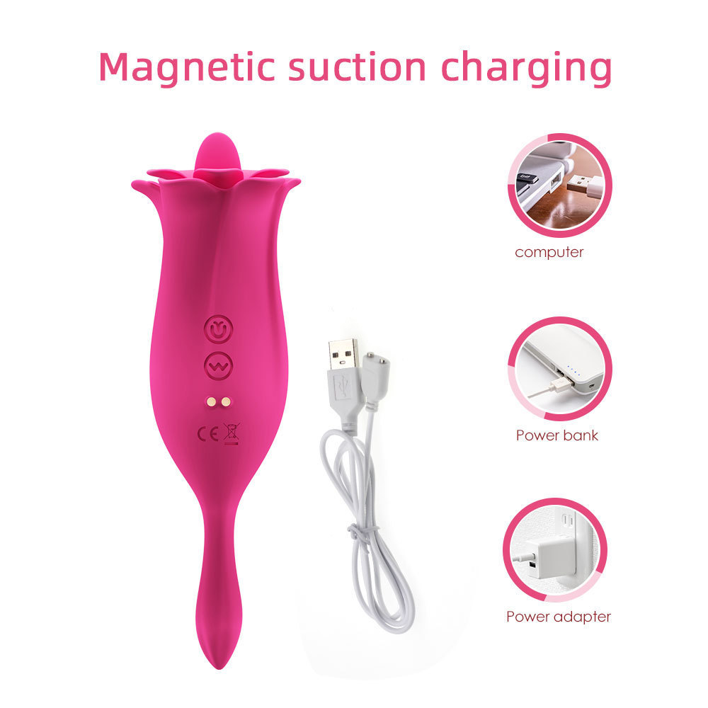 Tongue Licking Lily Vibrator