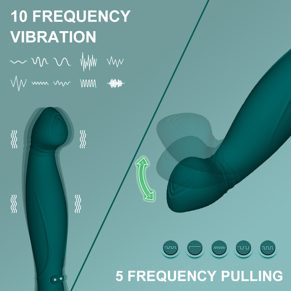 Powerful Come Hither Dildo Vibrator Sex Toy