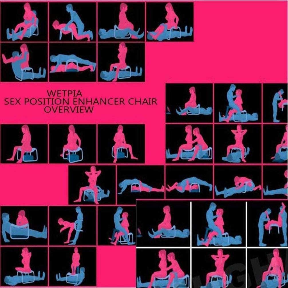 Multi-position Sex Chair with Foam Armrest, Multifunction Detachable Stretch Chair