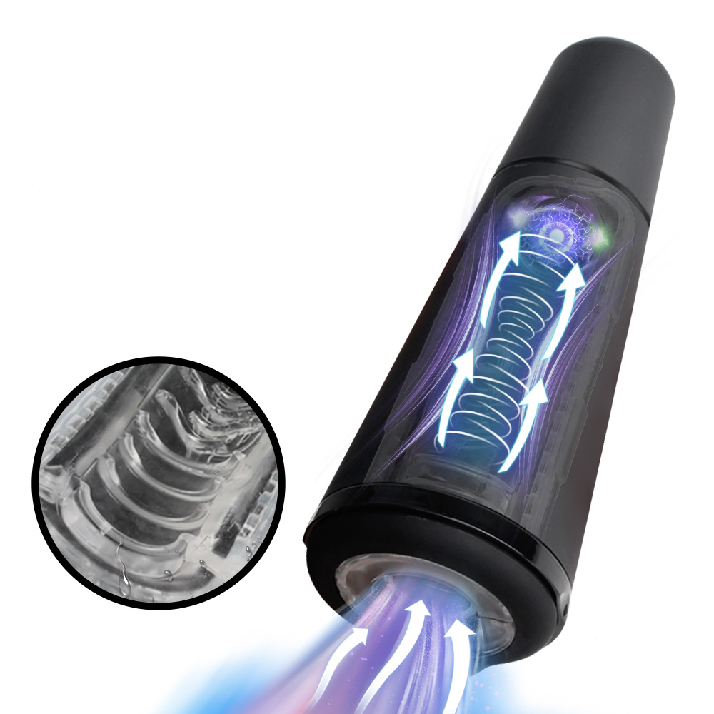 Male Masturbator Cup Automatic Telescopic Vagina Masturbation Blowjob Pussy Mastubator