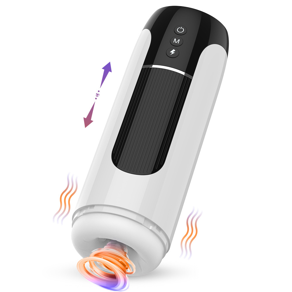 5-in-1 Water Bath Interactive Violce Heating Thrusting Vibration Mlale Masturbator