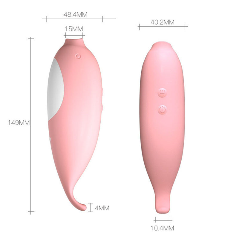 Blue Whale Sucking Vibrator Female Masturbator