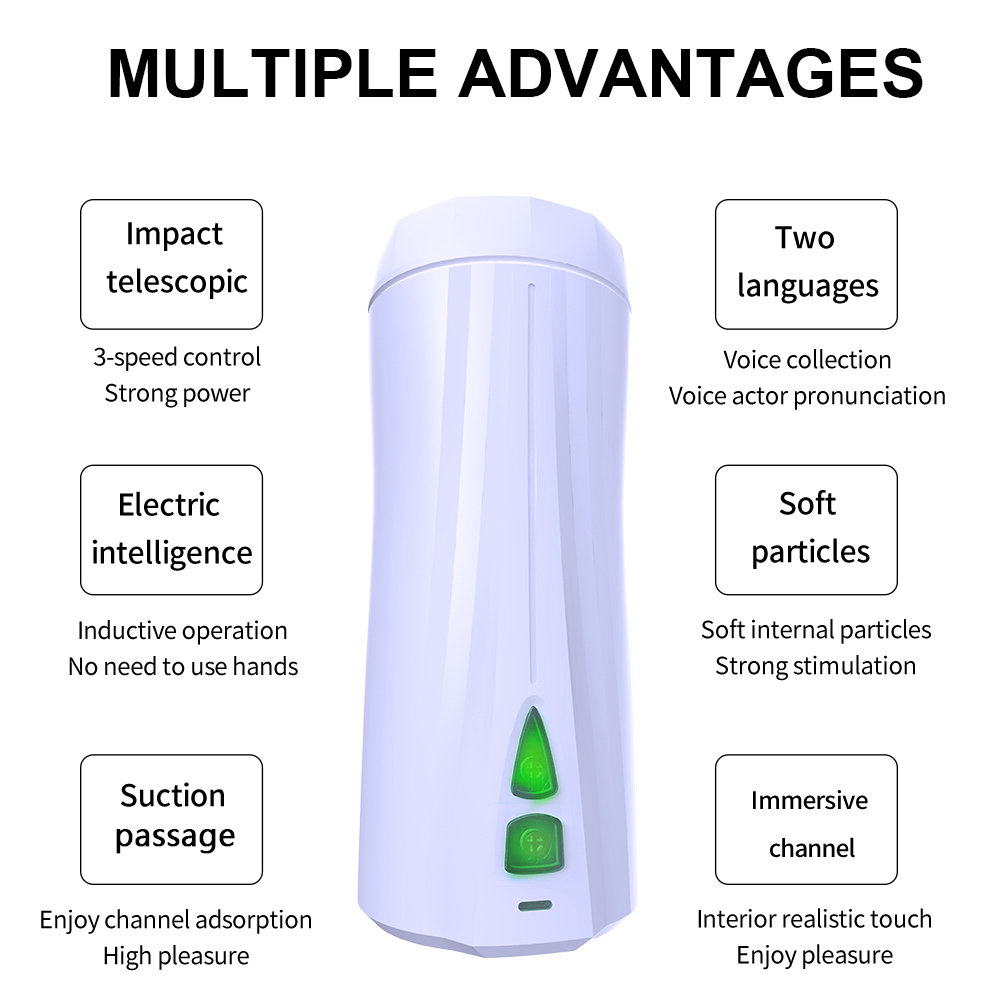 Automatic Telescopic Vagina Male Masturbator Cup