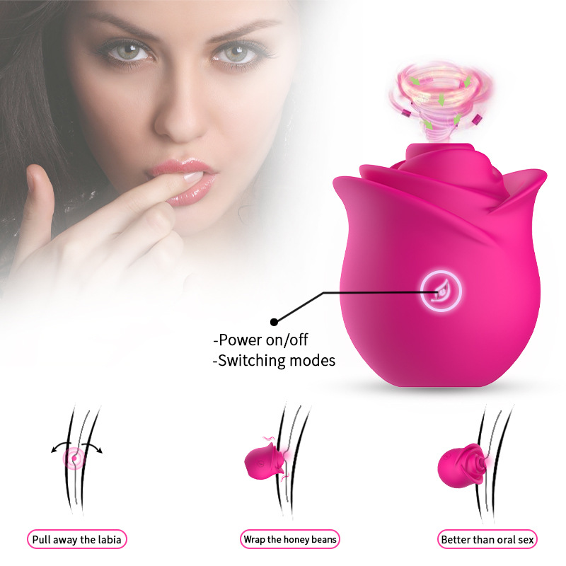 New Rose Toy Sucking Vibrator Female Sexy Toy