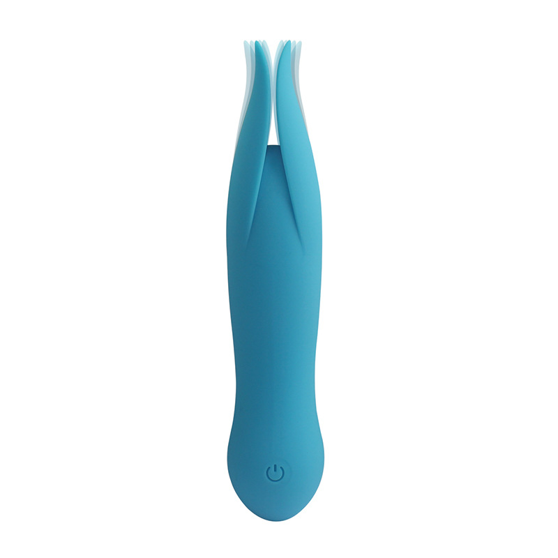 Double Tongue Kiss Vibrating Stick 10 Frequency One Key Explosive Vibrator