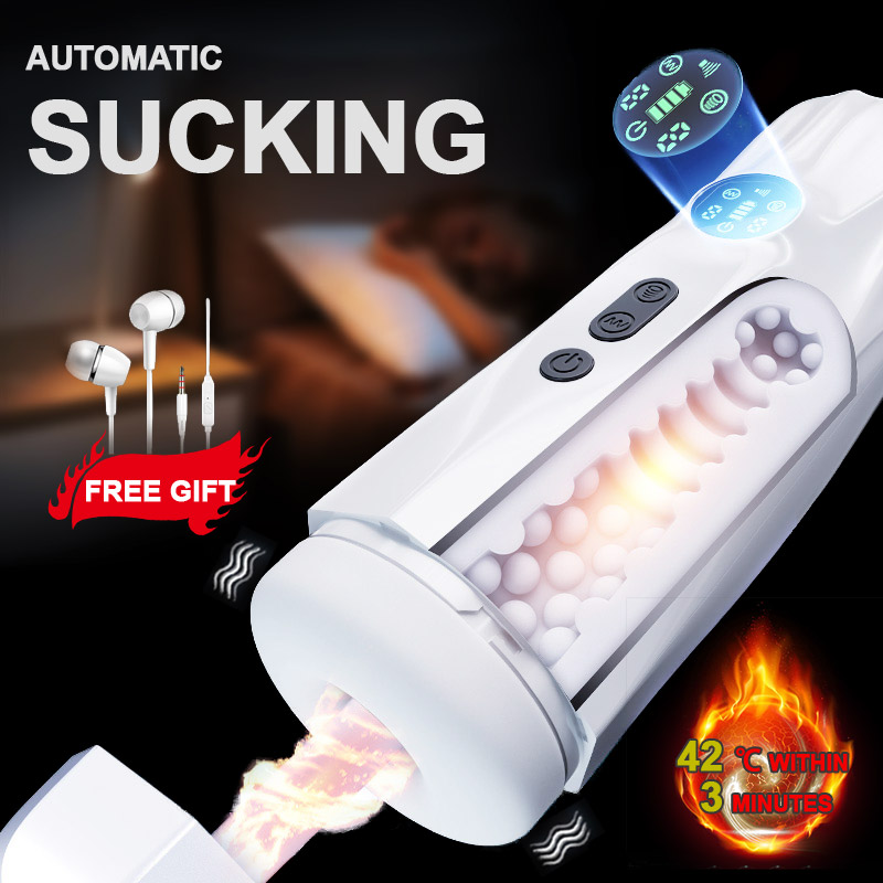 Gt-50 Interactive Sexy Voice Heating Sucking Vibration Oral Male Stoker