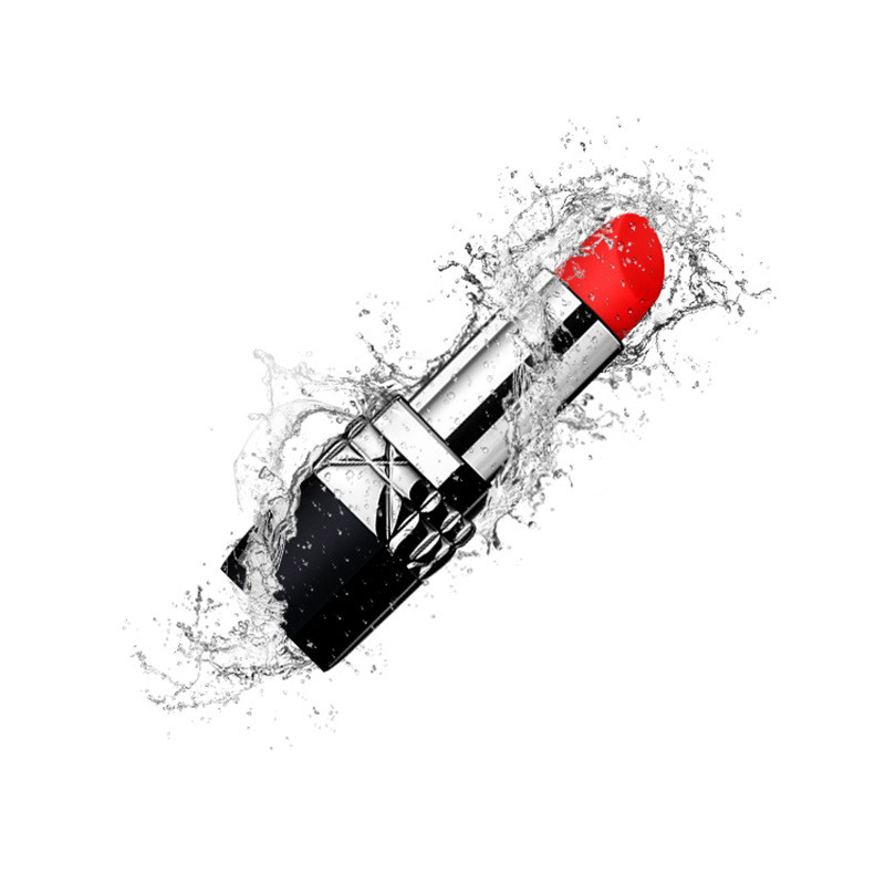 Portable Rechargeable Vibrating Lipstick Mini Female Masturbator