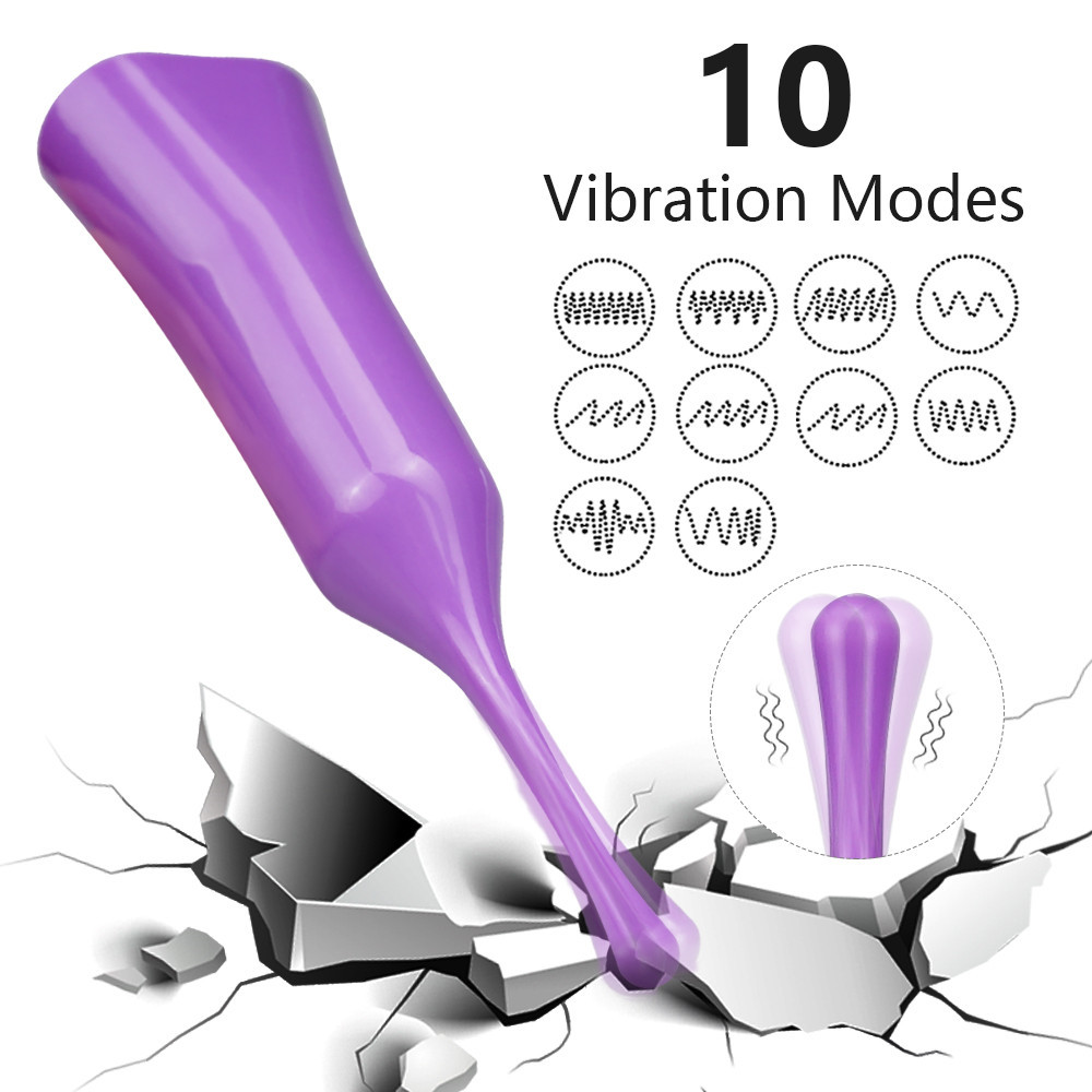 Stick silicone head cover G spot vibrator female masturbation massage stick