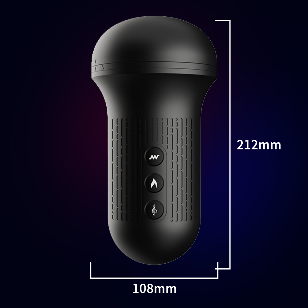 Heating Vibrator Rotating Masturbation Massage Cup For Men