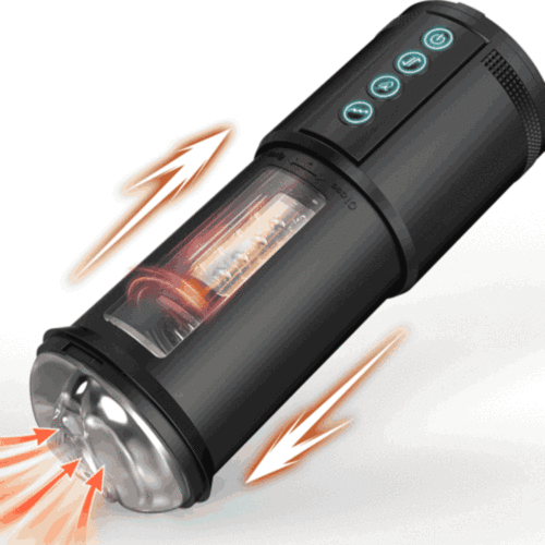 Automatic Vagina Sucking Masturbation Cup Telescopic Sucking Automatic Heating Masturbador