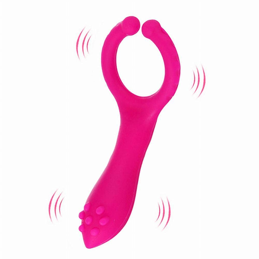 Silicone G Spot Stimulate Vibrators Dildo Nipple Clip Couple Sex Toy