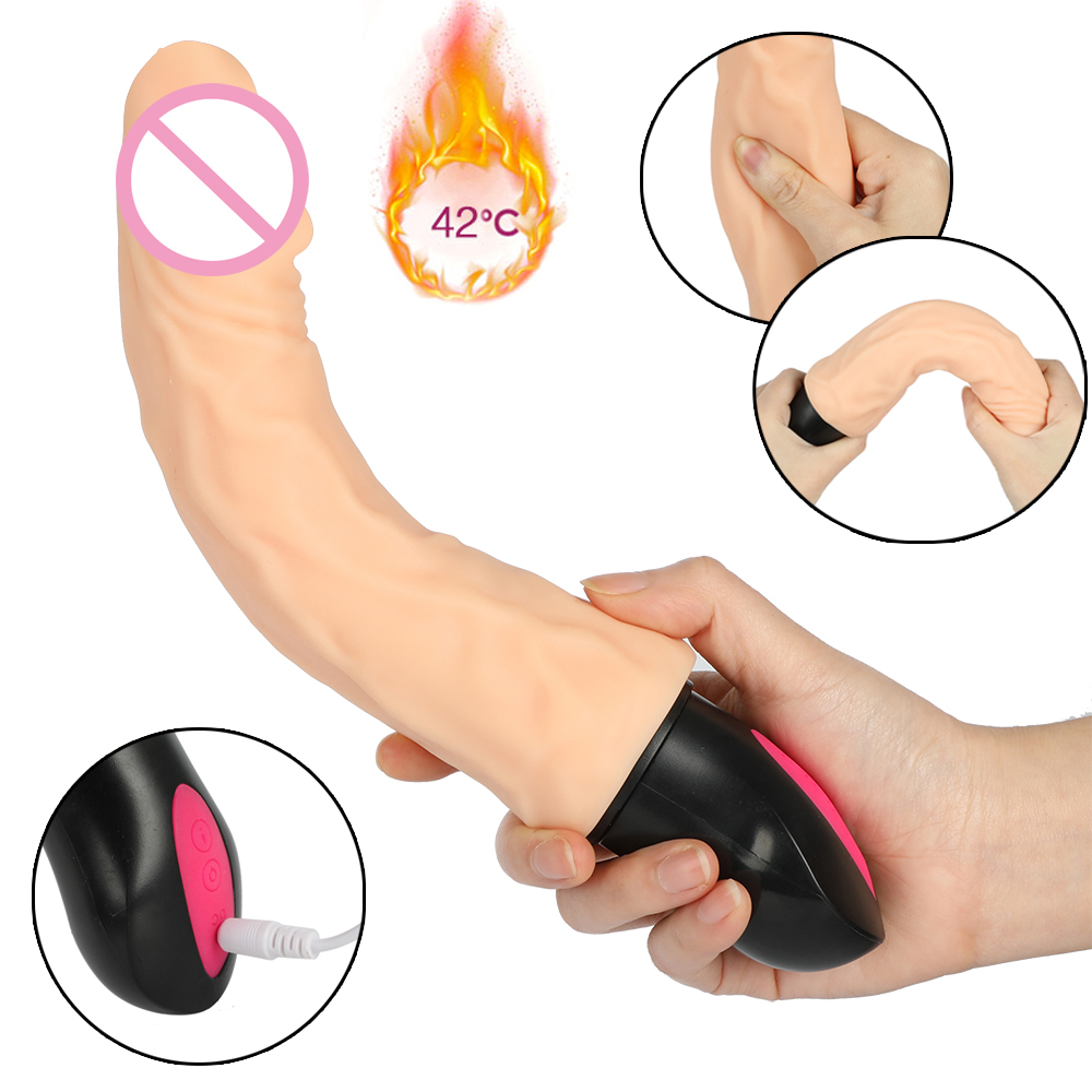 Heating Vibrator Dildos Female Masturbation