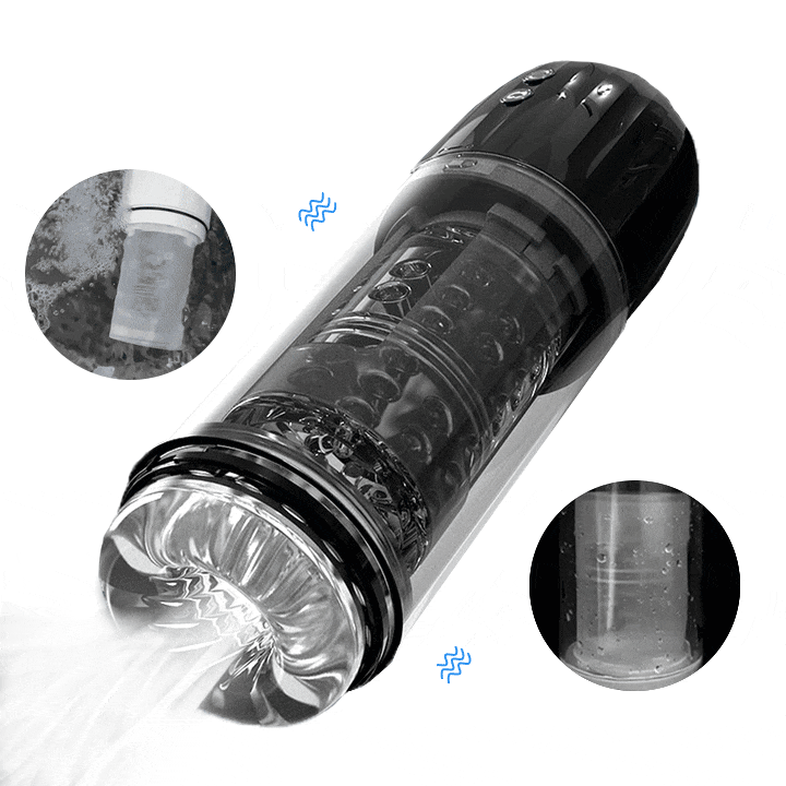 7 Modes Automatic Sucking Rotation Male Masturbator Cup Water Bath Penis Vacuum Pump