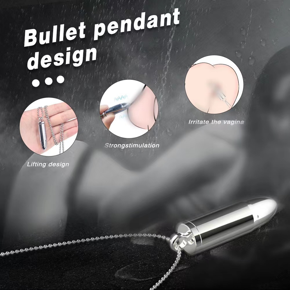 Sex Necklace The Silver Bullet Vibrators Clitoris Stimulator For Adult