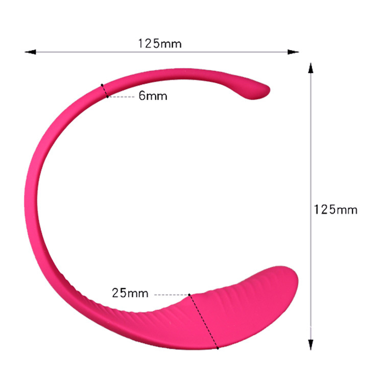 Wearable C-string Vibrator Wireless Remote T-back Silicone Clitoral Massager