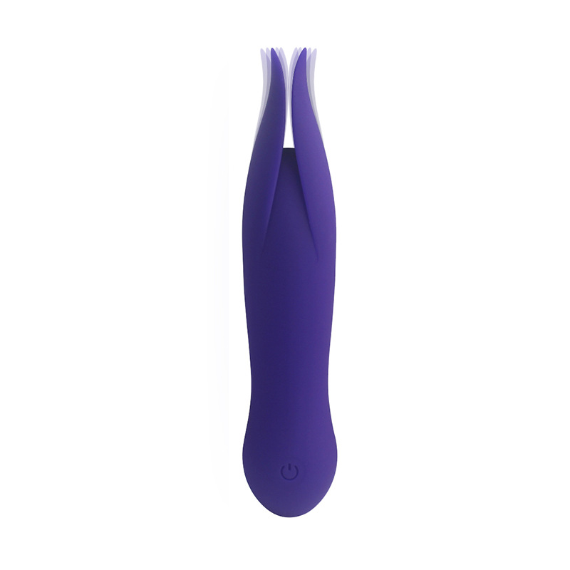Double Tongue Kiss Vibrating Stick 10 Frequency One Key Explosive Vibrator