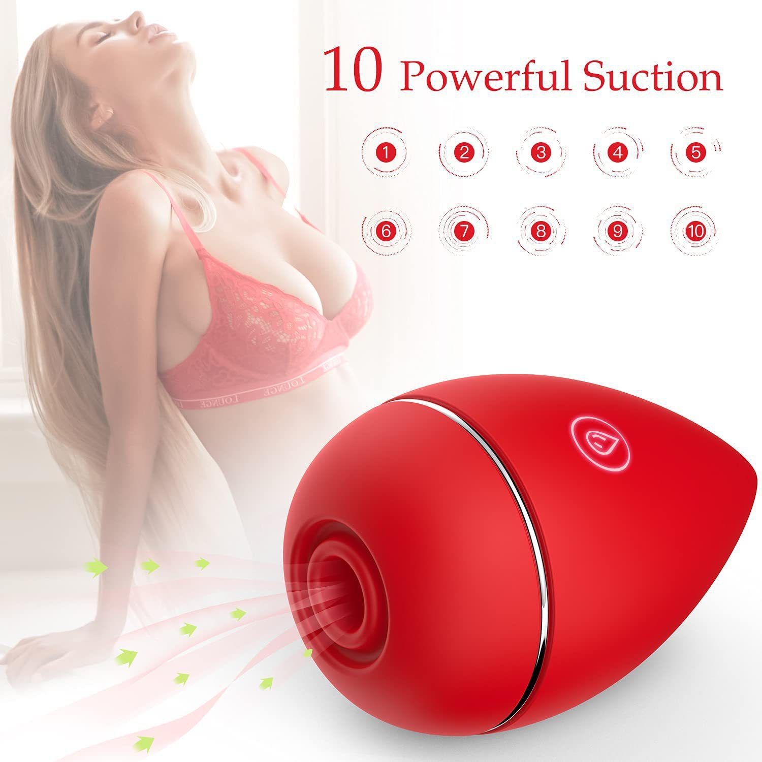 Beauty Egg Design 10 Frequency Sucking Vibrator