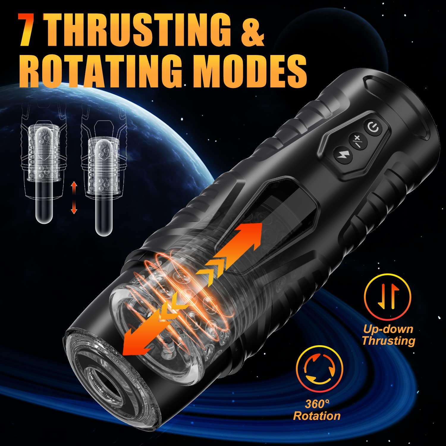 Automatic Intelligent Sucking Rotating Male Masturbation Cup Pocket Pussy Stroker