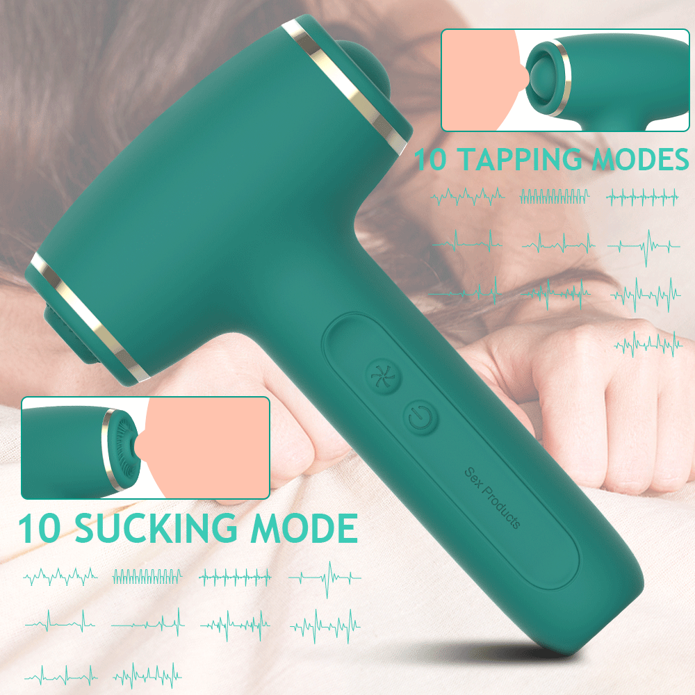 Dirce Hair Dryer Flapping Sucking Vibrator