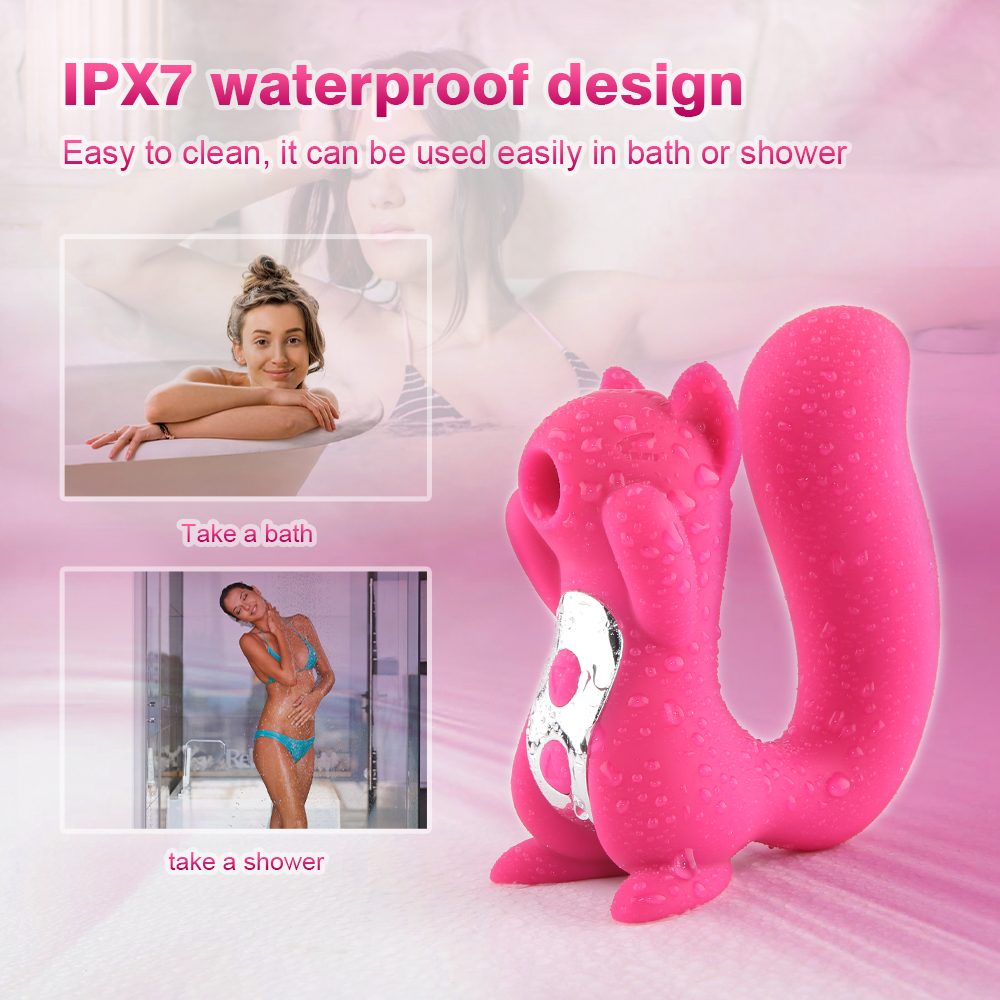 Squirrel Suction Vibrator Clitoral G-spot Stimulator