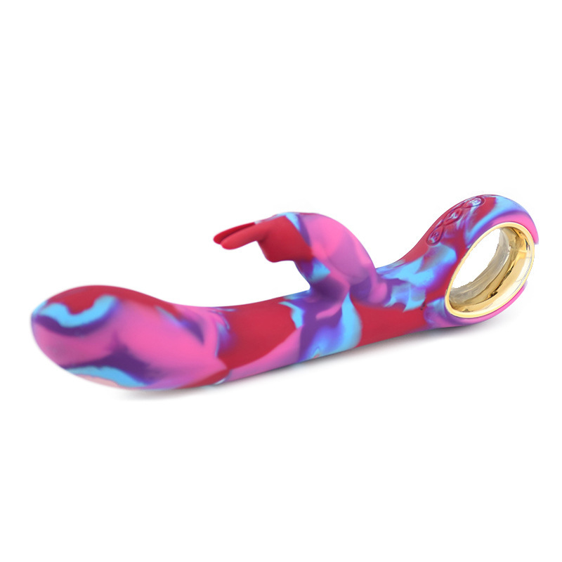 10 Frequency Heating Vibration Rainbow Vibrator