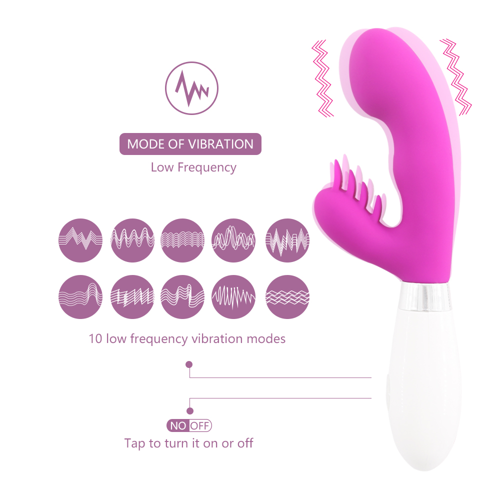 Silicone G-spot Stimulation Vibrator Male And Female Sexual Flirtation Av Massage Stick