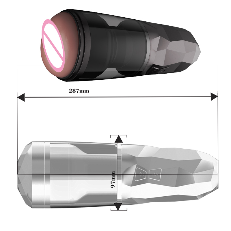 Full Automatic Telescopic Pronunciation Aircraft Cup Male Masturbator