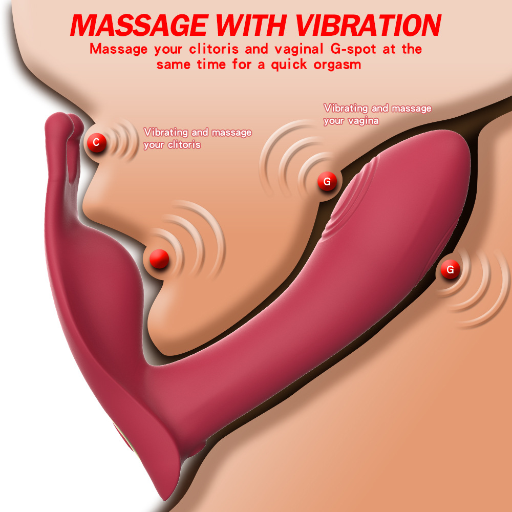 Tapping Tip 9-pattern Vibrator P-spot Mixed Orgasm Anal Nipple Clitoral Vaginal Stimulation