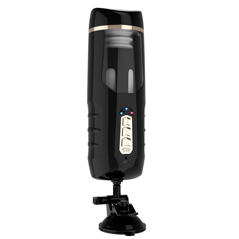 Hand Free 3-in-1 Real Moan Telescopic Heating Automatic Male Masturbator