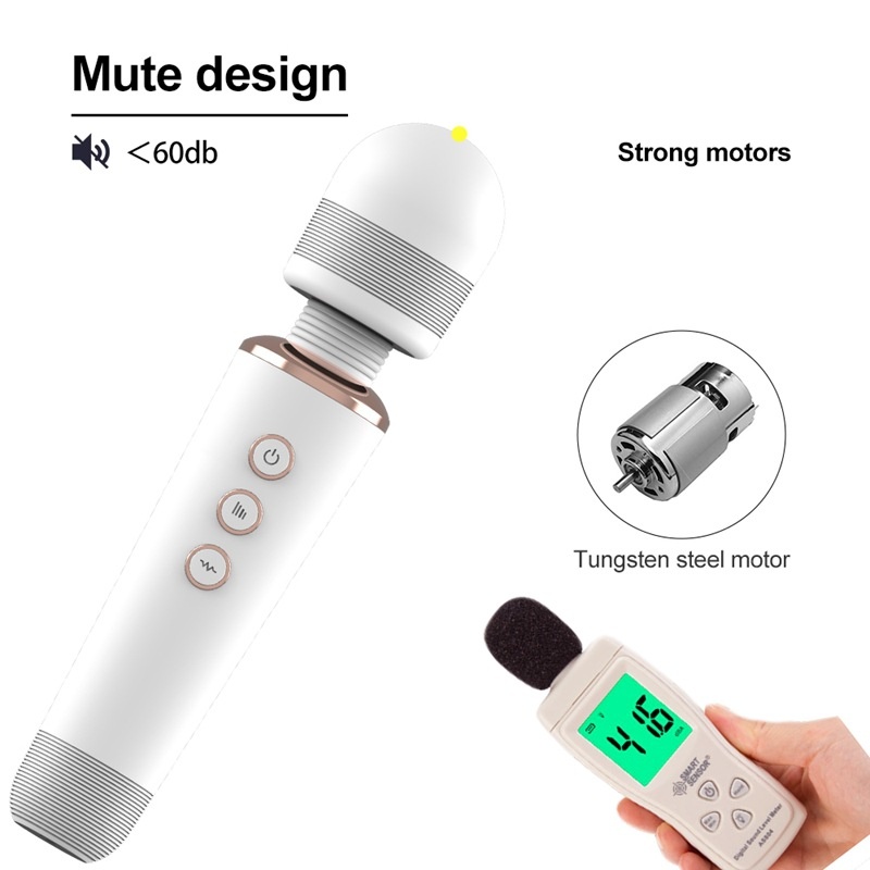 20 Frequency Magic Wand Vibrator G Spot Massager Sex Toy For Woman