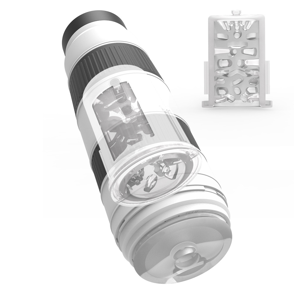 360 Degrees Rotating Telescopic Automatic Masturbation Cup