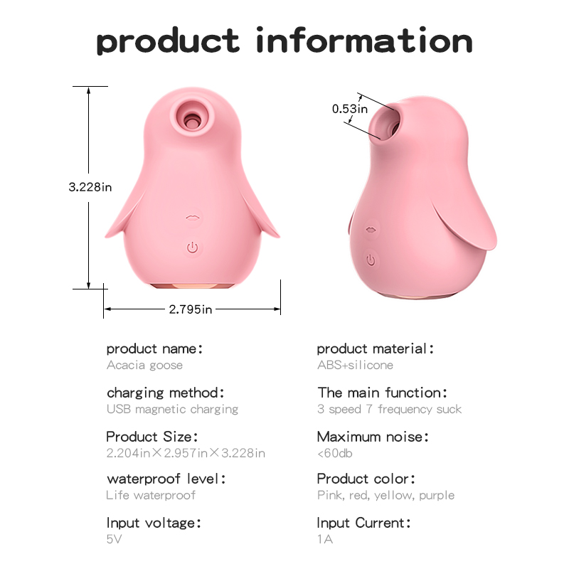 Fun G-spot Penguin Sucking Egg Skipping Clitoris Stimulation Female Breast Massage Masturbation Egg Skipping Adult Products