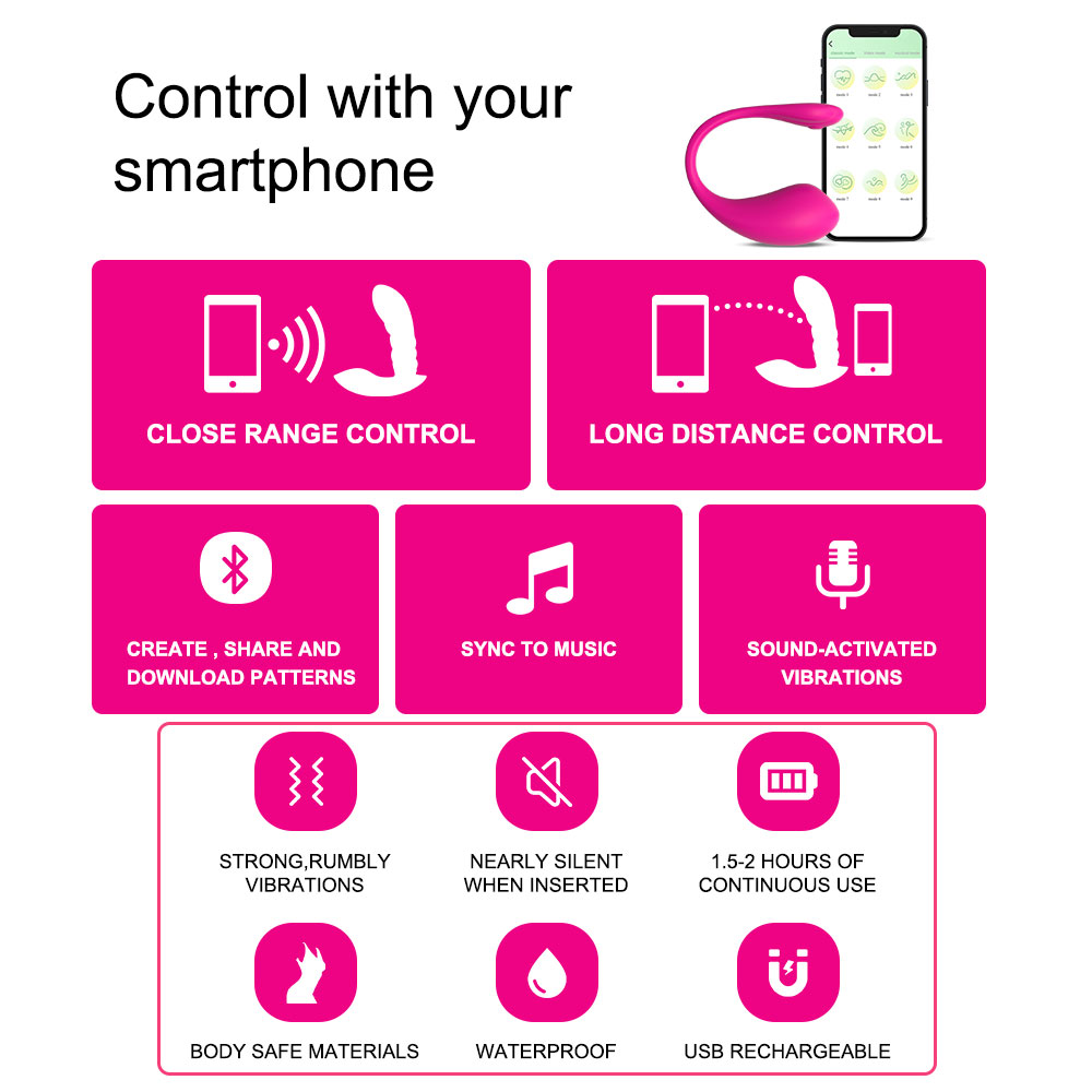App Control Wearable G-spot Vibrating Panties