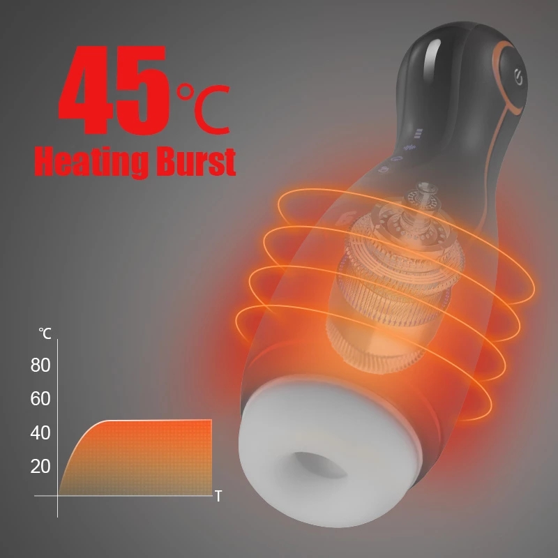 6 Vibration Sucking Automatic Masturbation