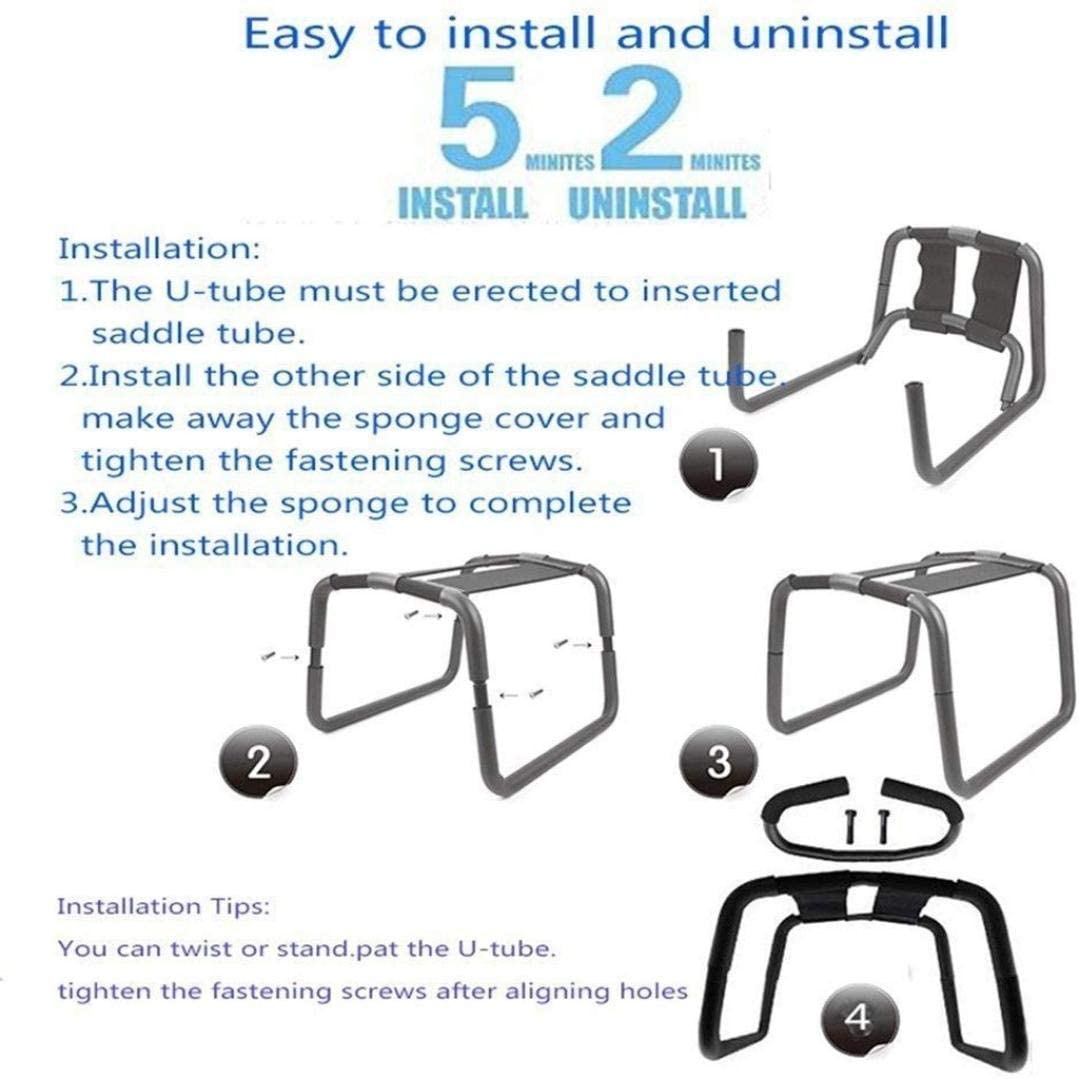 Multi-position Sex Chair with Foam Armrest, Multifunction Detachable Stretch Chair