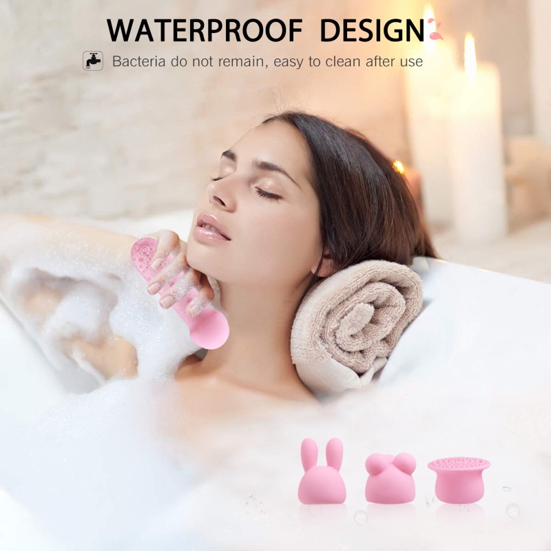 10 Frequency Vibrator G Spot Stimulator With Attachment Heads Massager
