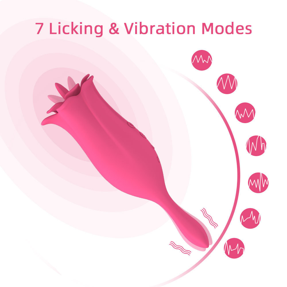 Tongue Licking Lily Vibrator