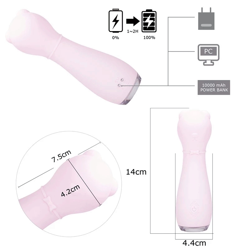 Vibrating Massager Small Cute Cat Wand Vibrator