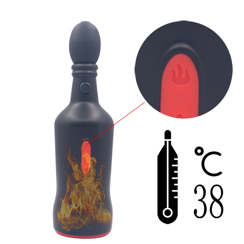 Sucking Airplane Cup Men's Multi Frequency Vibration Heating Masturbation Sexy Toy