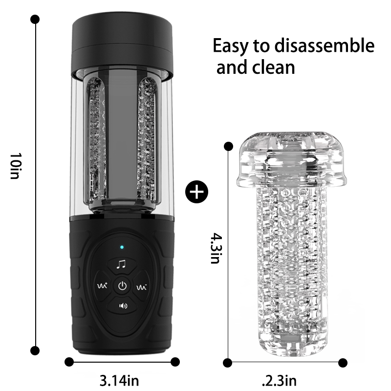 Real Voice Automatic Rotation Vibration Male Masturbator