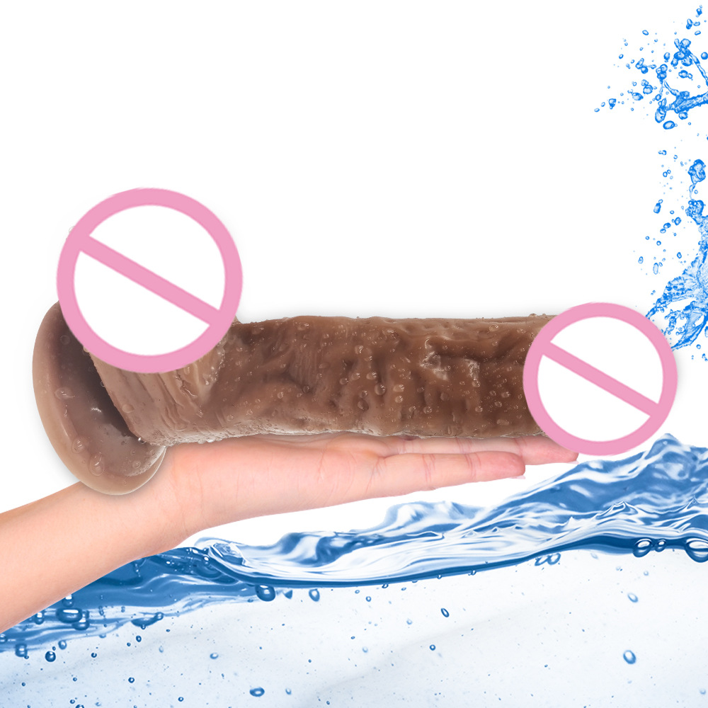 Manual Water Jet Large TPE Dildo
